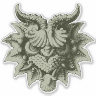 Adesivo Máscara de Gárgula 3