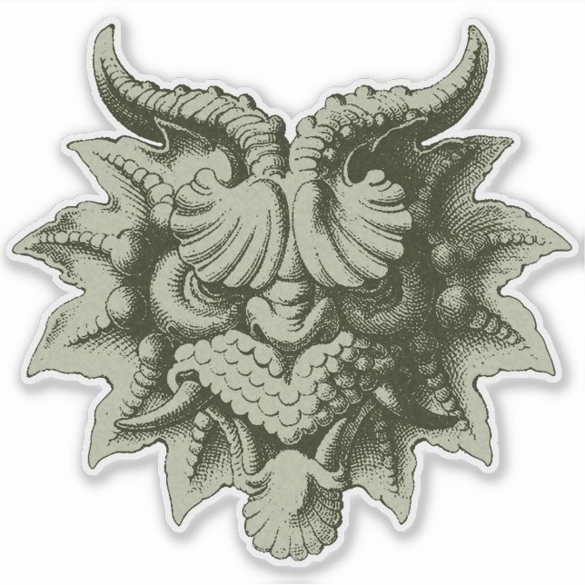 Adesivo Máscara de Gárgula 3 (Frente)
