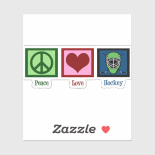 Adesivo Máscara de Hockey de Paz