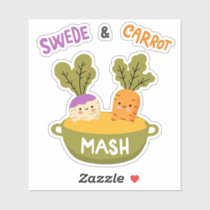 Adesivo Mash sueco e carrot