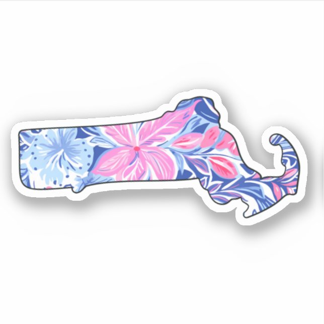 Adesivo Massachusetts - Summer Sticker - Lilly Inspirado (Frente)