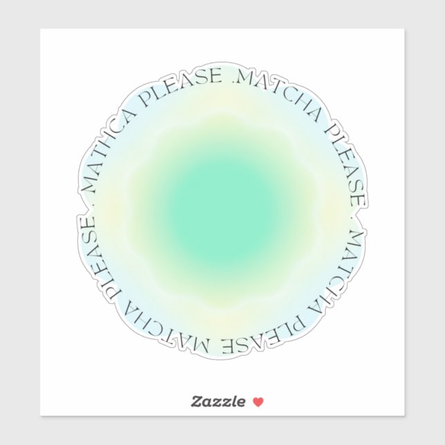 Adesivo matcha, por favor (Folha)