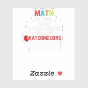 Adesivo Matemática O Único Lugar Onde Comprar Pessoas - Ma