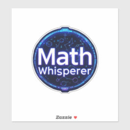 Adesivo Math Teacher Math Whisperer