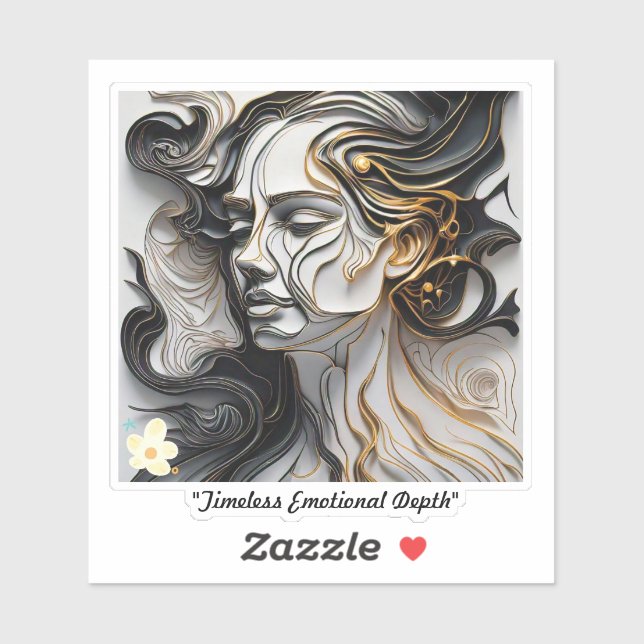 Adesivo Matizes monocromáticos emotivos (Folha)