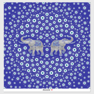 Adesivo Mau Elefante De Olho De Boa Sorte