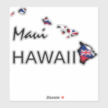 MAUI - ILHAS HAWAII HI Flag BLK