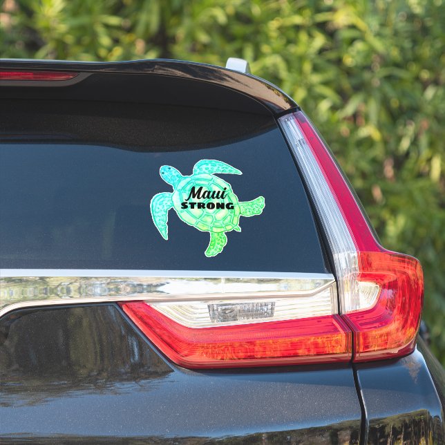 Adesivo Maui Strong Sea Turtle (Lado do carro)