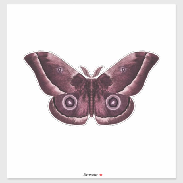 Adesivo Mauve Gothic Moth (Folha)