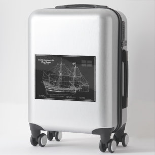 Adesivo Mayflower - Navio Planos de Impressão Bluetooth PD