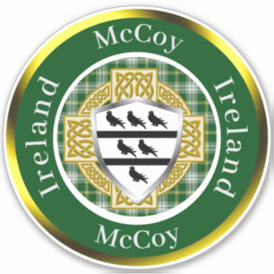 Adesivo McCoy Shield & Celtic Cross Personalizado