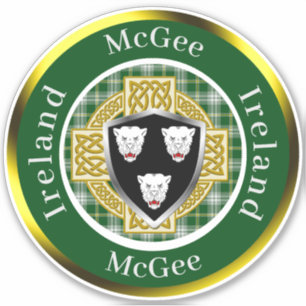 Adesivo McGee Shield & Celtic Cross Personalizado
