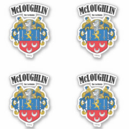 Adesivo McLoughlin Crest Tradução e significado irlandês (
