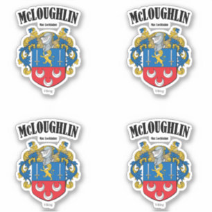 Adesivo McLoughlin Crest Tradução e significado irlandês (