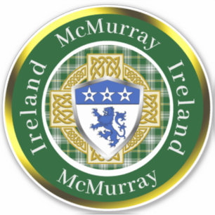 Adesivo McMurray Shield & Celtic Cross Personalizado