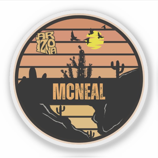 Adesivo McNeal, Arizona (Frente)