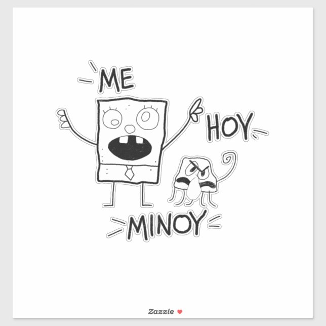 Adesivo Me Hoy Minoy Doodle (Folha)