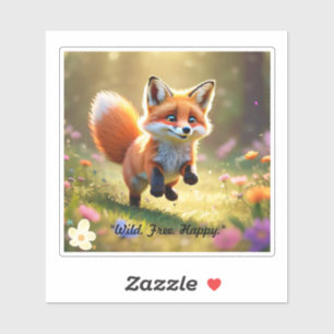 Adesivo "Meadow Fox Charm"