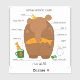 Adesivo Meanderventures Toolkit No. 480 Otis