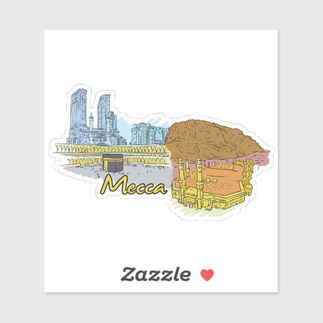 Adesivo mecca (Folha)