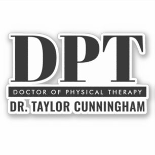 Adesivo Médico de DPT Moderno Personalizado em Terapia Fís
