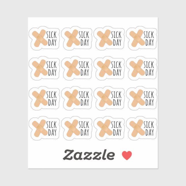 Adesivo Medições de Dia Doente Reminente Reminente Bujo Pl (Folha)