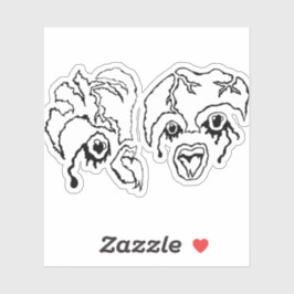 Adesivo Medusa 3MMHeads Horror Awaynowe de Cabeçalho Duplo