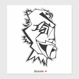 Adesivo Medusa 4MMHeads Diecut 2025 Horror Book Awaynowe