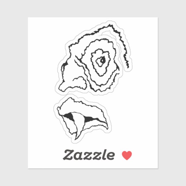 Adesivo Medusa a artista_awaynowe Horror 9MMHeads Diecut (Folha)