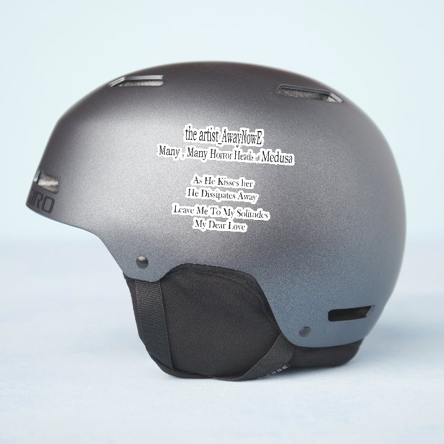 Adesivo Medusa awaynowe Horror 1MMHead Bphrases Diecut 25 (Lado do capacete)