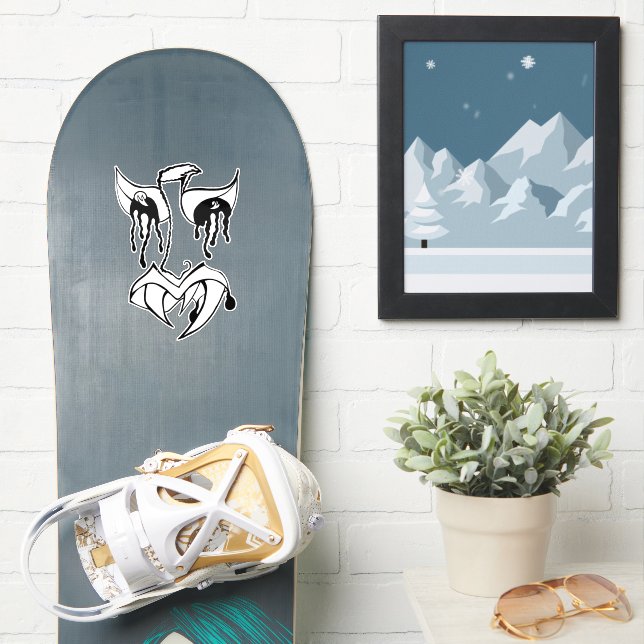 Adesivo Medusa the artist_awaynowe Horror 14MMHeads Diecut (Prancha de snowboard)