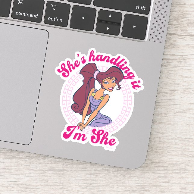 Adesivo Megara - She's Handling It, I'm She Sticker (Detalhe)