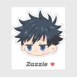 Adesivo Megumi inspirado em chibi