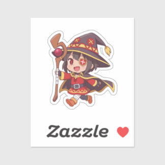 Adesivo Megumin Chibi Explosion Mage Art