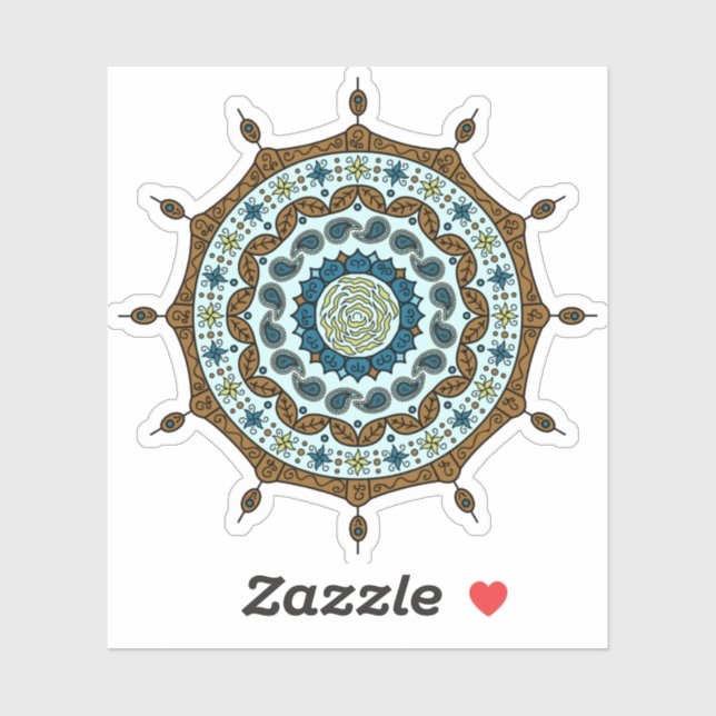 Adesivo Mehndi Fantasy Copper Contour Sticker (Folha)