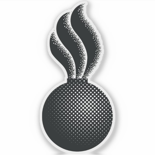 Adesivo Meia-tona do pote de passo Ammo IYAYAS (Frente)