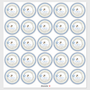 Adesivo Mel em bruto, engarrafado à mão, de 2,5"