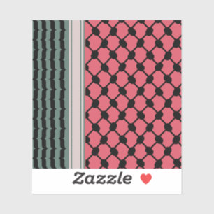 Adesivo Melancia palestiniana Hatta Keffiyeh Kufiya Folk