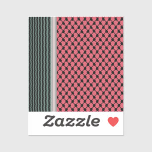 Adesivo Melancia palestiniana Hatta Keffiyeh Kufiya Folk