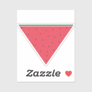 Adesivo Melancia sobre resistência ao triângulo vermelho i