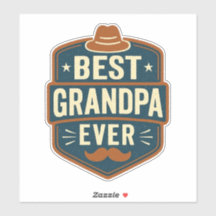 Melhor avô de todos o emblema retro