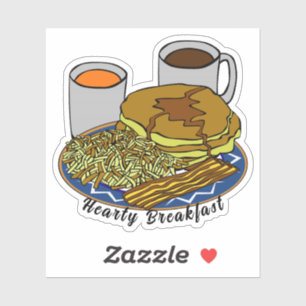 Adesivo Melhor Dia do Café da Manhã