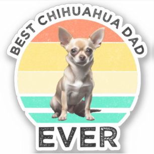 Adesivo Melhor Pai Chihuahua