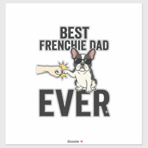 Adesivo Melhor Pai Frenchie de Todos os Tempos Camisa Dive