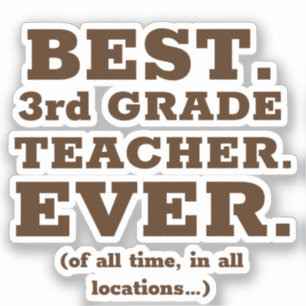 Adesivo Melhor Professora Do 3º Ciclo