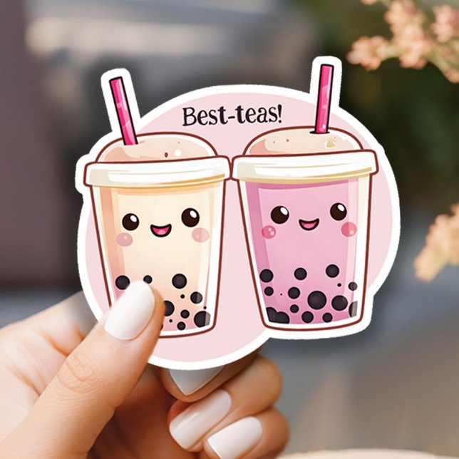 Adesivo Melhor Teas Boba Tea Kawaii (Criador carregado)
