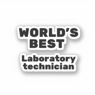Adesivo Melhor Técnico de Laboratório do Mundo