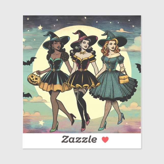 Adesivo Melhores Bruxas (Folha)