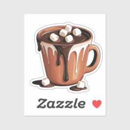 Adesivo Melting Chocolate Volcano Fantasy sticker