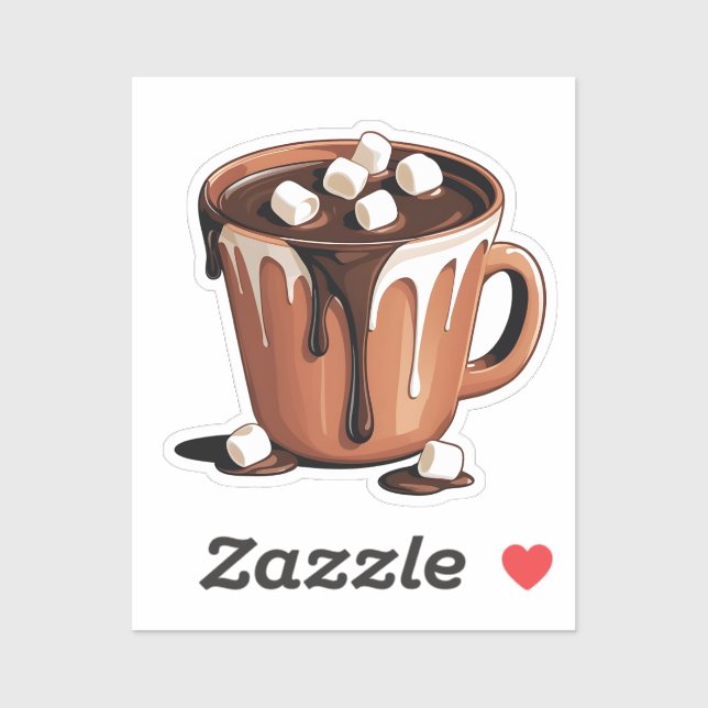 Adesivo Melting Chocolate Volcano Fantasy sticker (Folha)